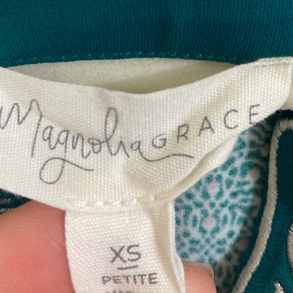 MAGNOLIA GRACE EMERALD GREEN SLEEVELESS  DRESS, XS - Picture 6 of 6